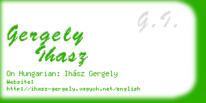 gergely ihasz business card